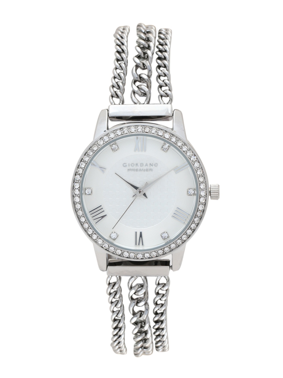 

GIORDANO Women Silver-Toned Analogue Watch A2061-11