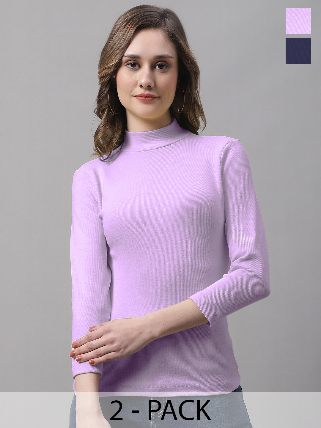 

FBAR Purple Cotton Top