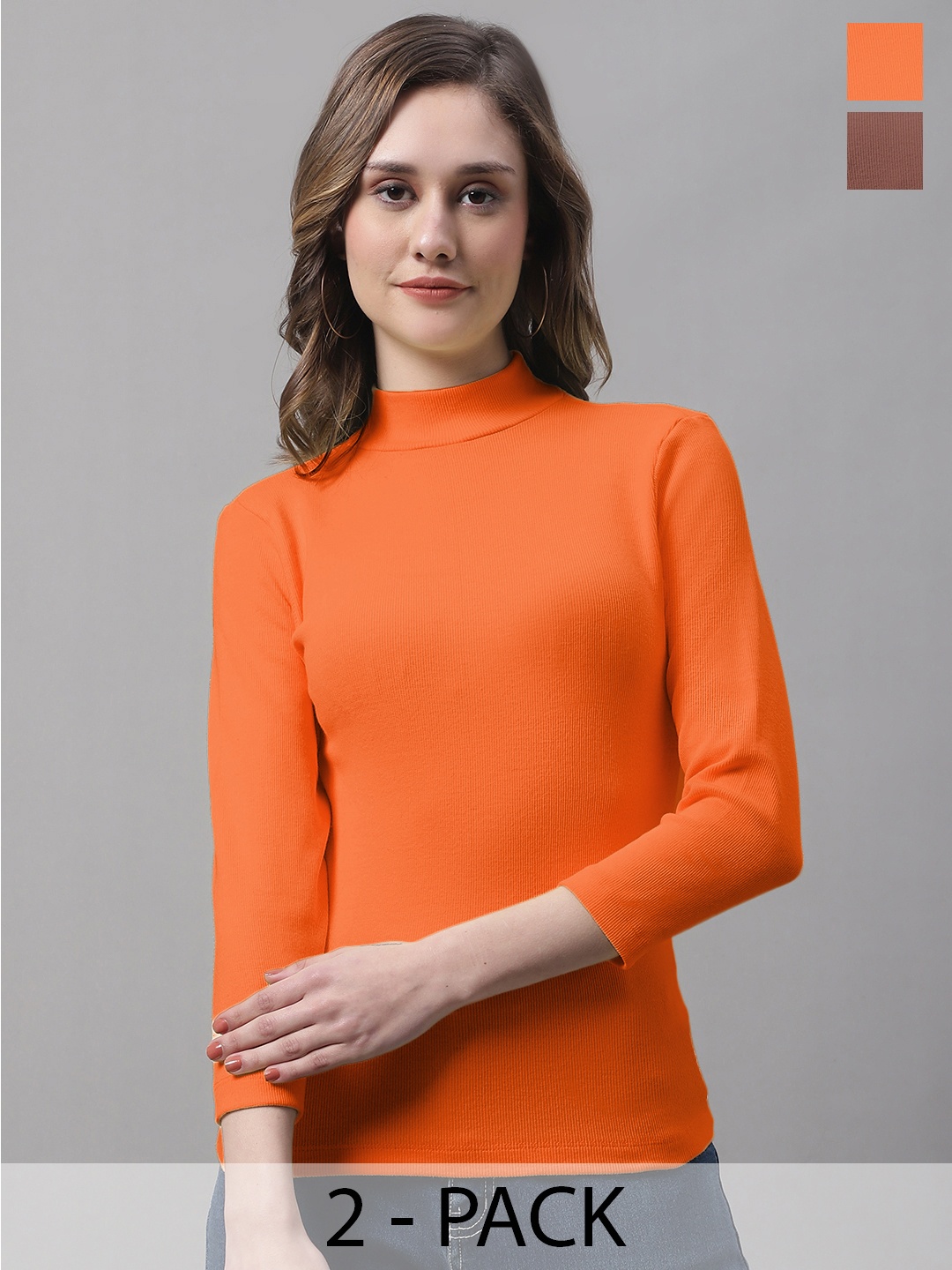 

FBAR Orange Cotton Top