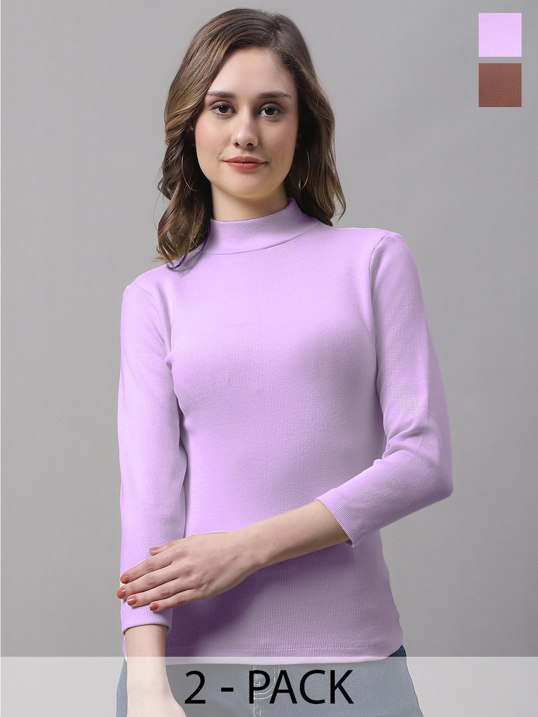 

FBAR Purple Cotton Top