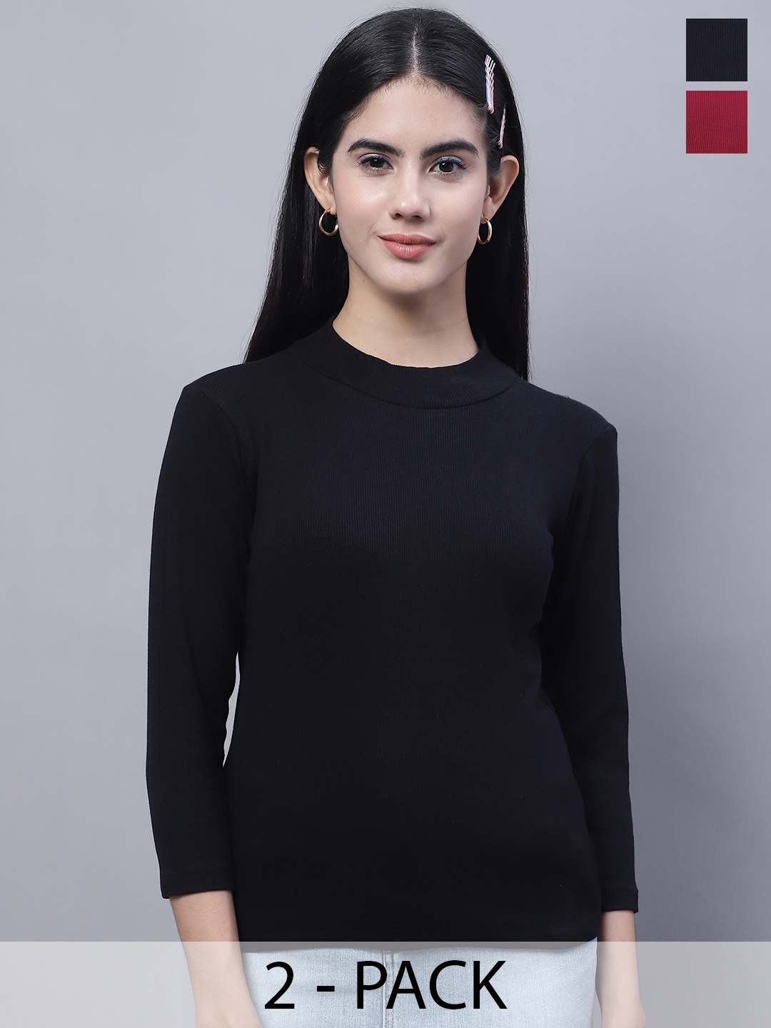 

FBAR Black Cotton Top