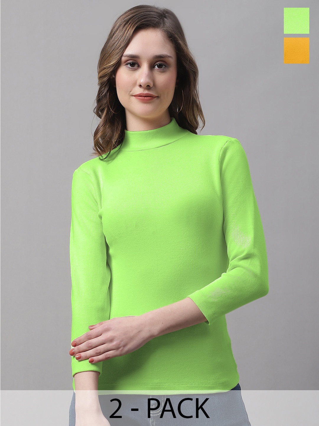 

FBAR Green Cotton Top