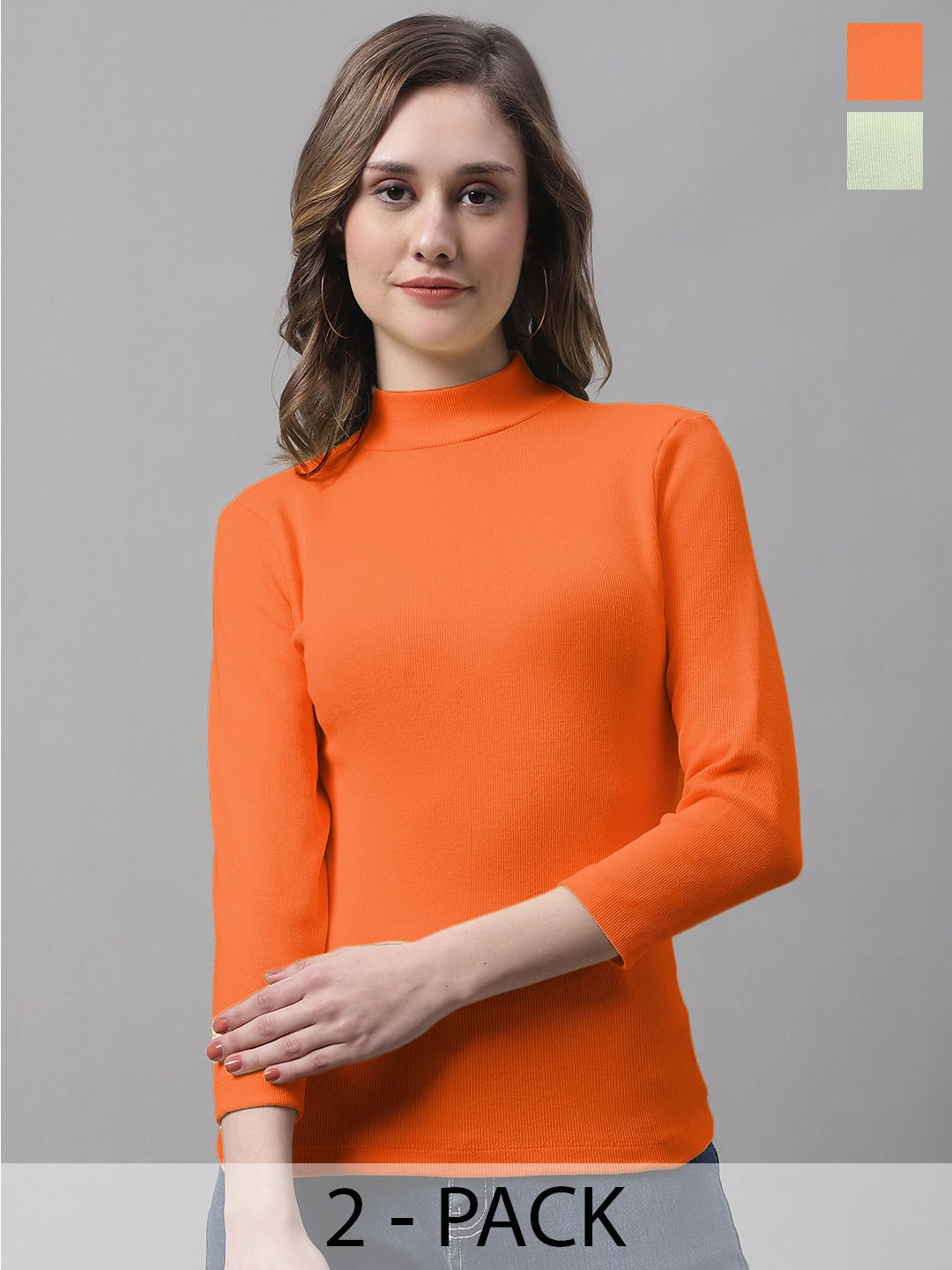 

FBAR Orange Cotton Top