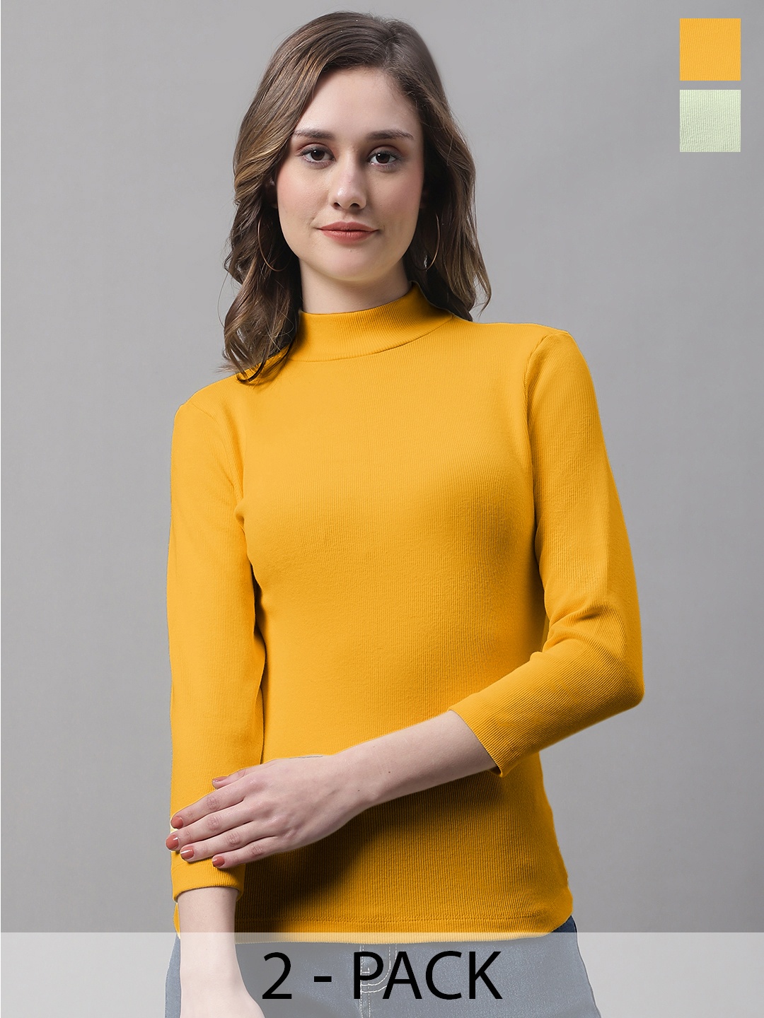 

FBAR Gold-Toned Cotton Top