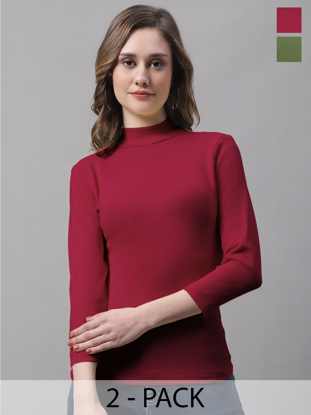 

FBAR Maroon Cotton Top