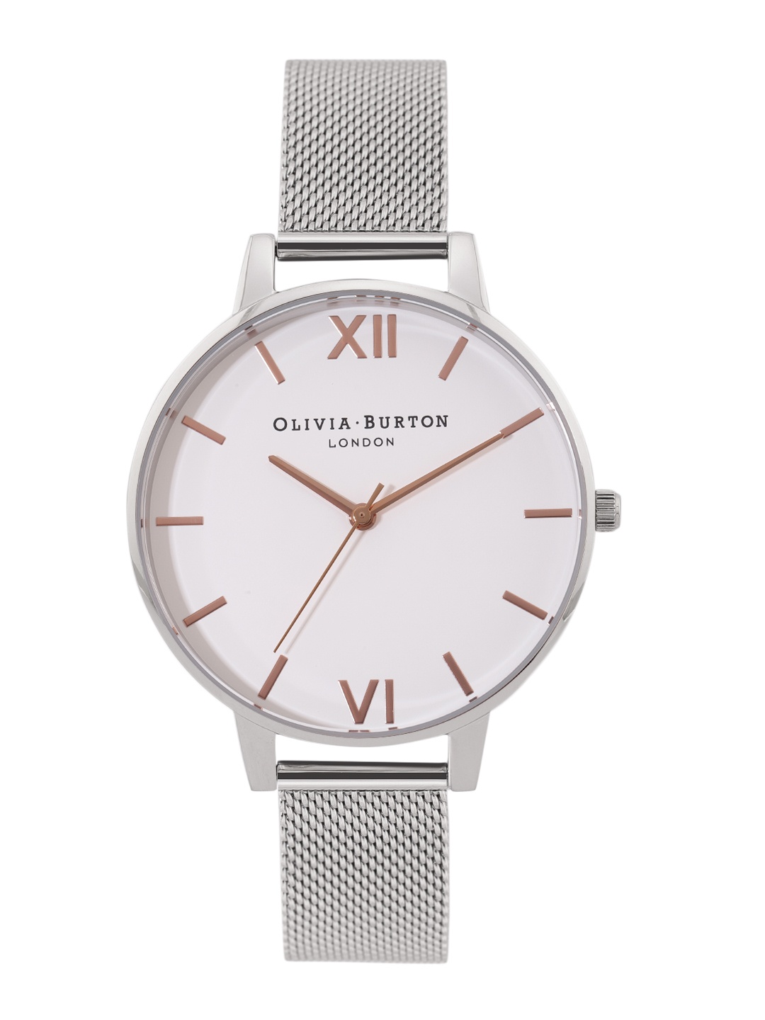 

OLIVIA BURTON LONDON Women Stainless Steel Bracelet Style Analogue Watch OB16BD97, White