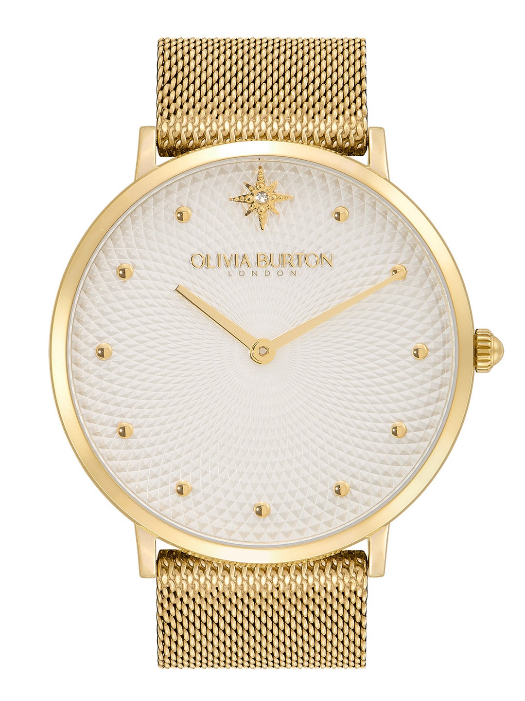 

OLIVIA BURTON LONDON Women Ultra Slim Patterned Analogue Watch 24000024, White