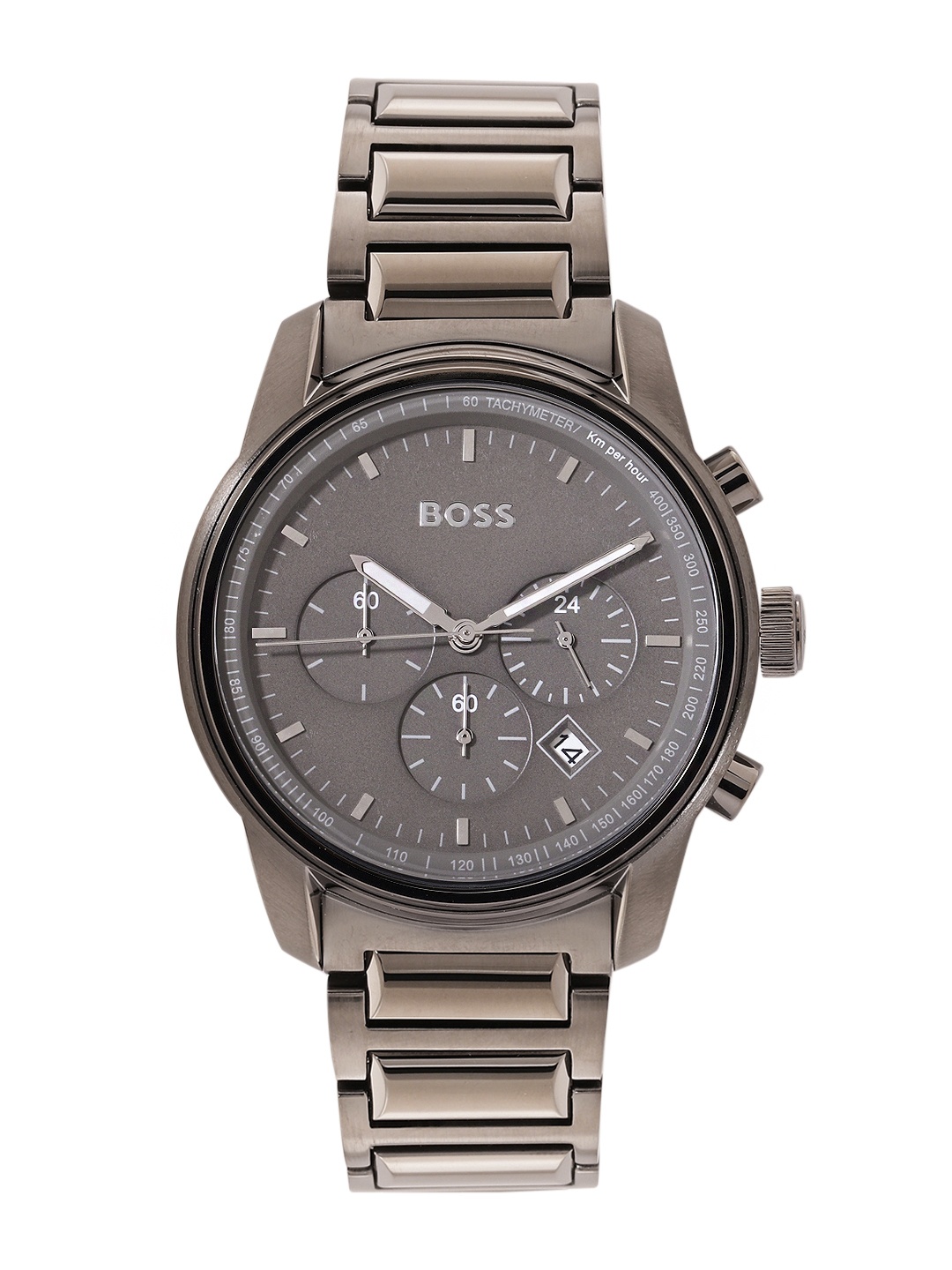 

Hugo Boss Men Trace Chronograph Analogue Watch 1514005, Grey