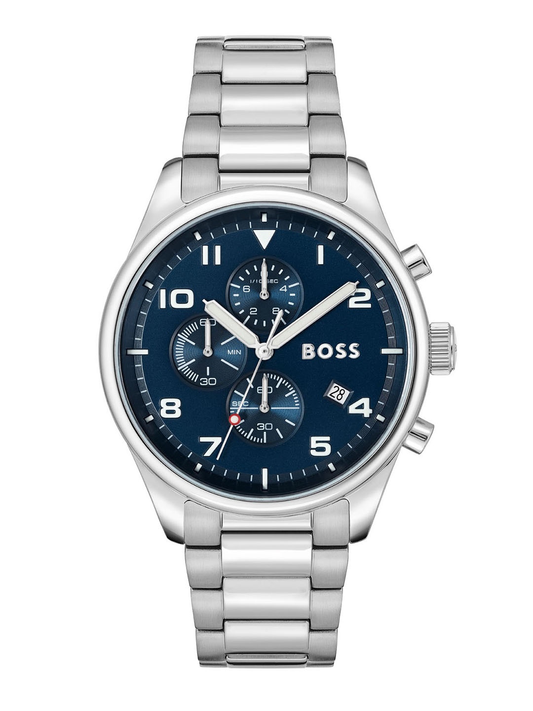 

Hugo Boss Men View Chronograph Analogue Watch 1513989, Blue