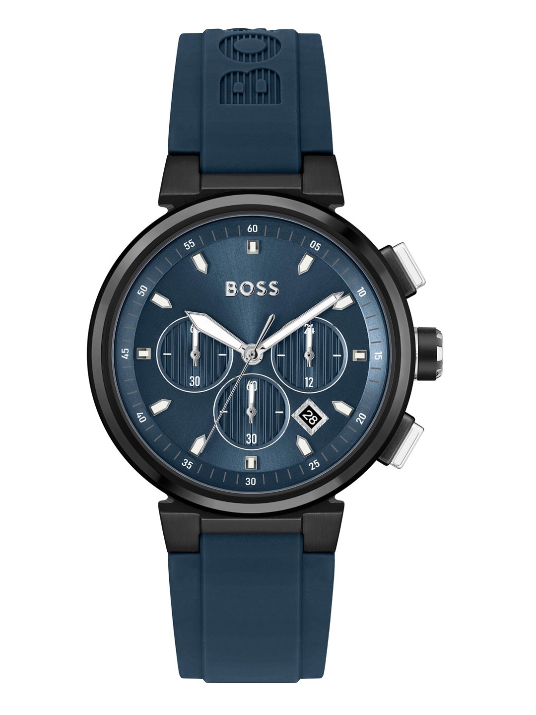 

Hugo Boss Men Chronograph Analogue Watch 1513998, Blue