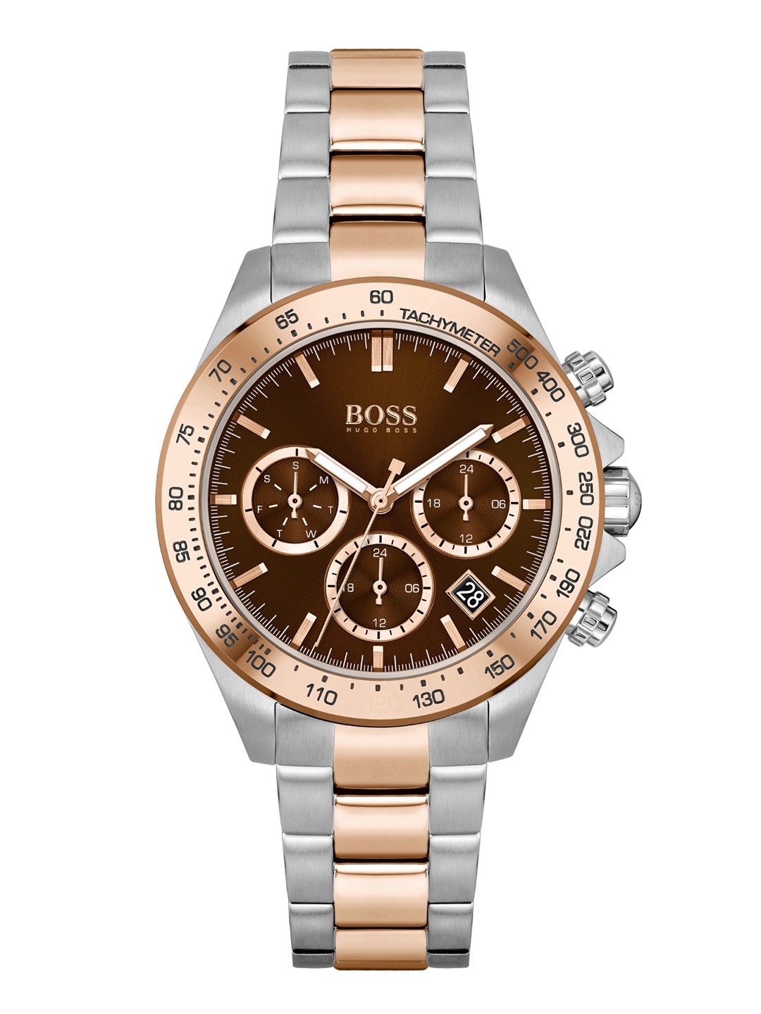 

Hugo Boss Women Style Straps Analogue Multi Function Watch 1502617, Brown