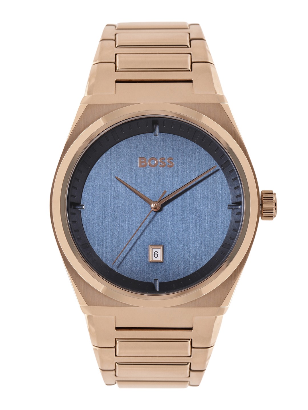 

Hugo Boss Men Steer Analogue Watch 1513995, Blue