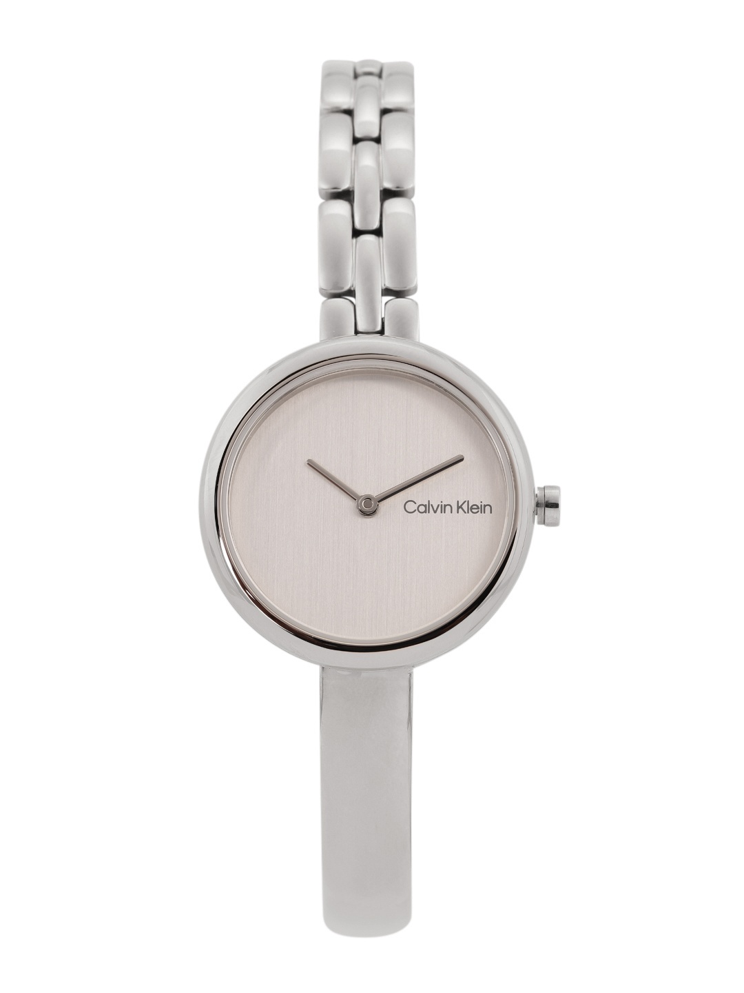 Calvin Klein Women Bangled Analogue Watch 25200278, Silver