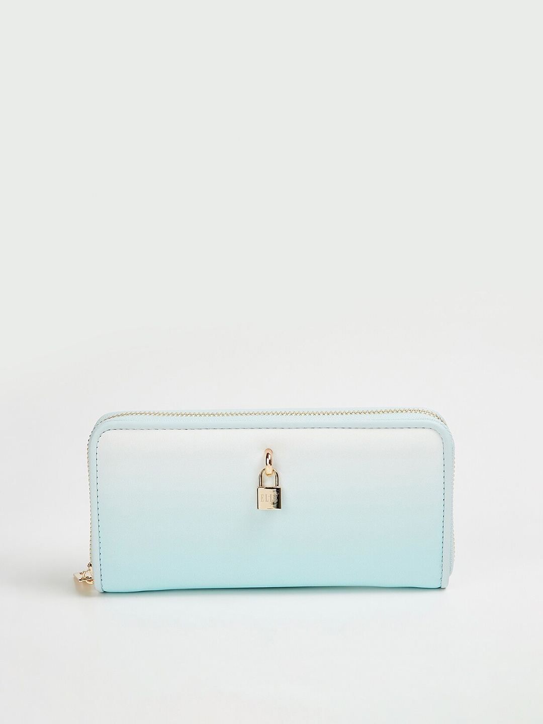 

ELLE Women Water Resistant Zip Around Wallet, Blue