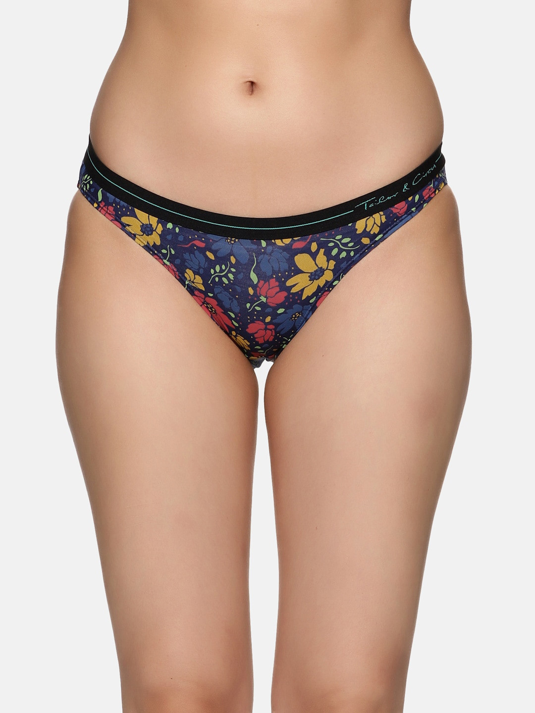 

Tailor & Circus Floral Printed Anti-Bacterial Bikini Briefs, Blue