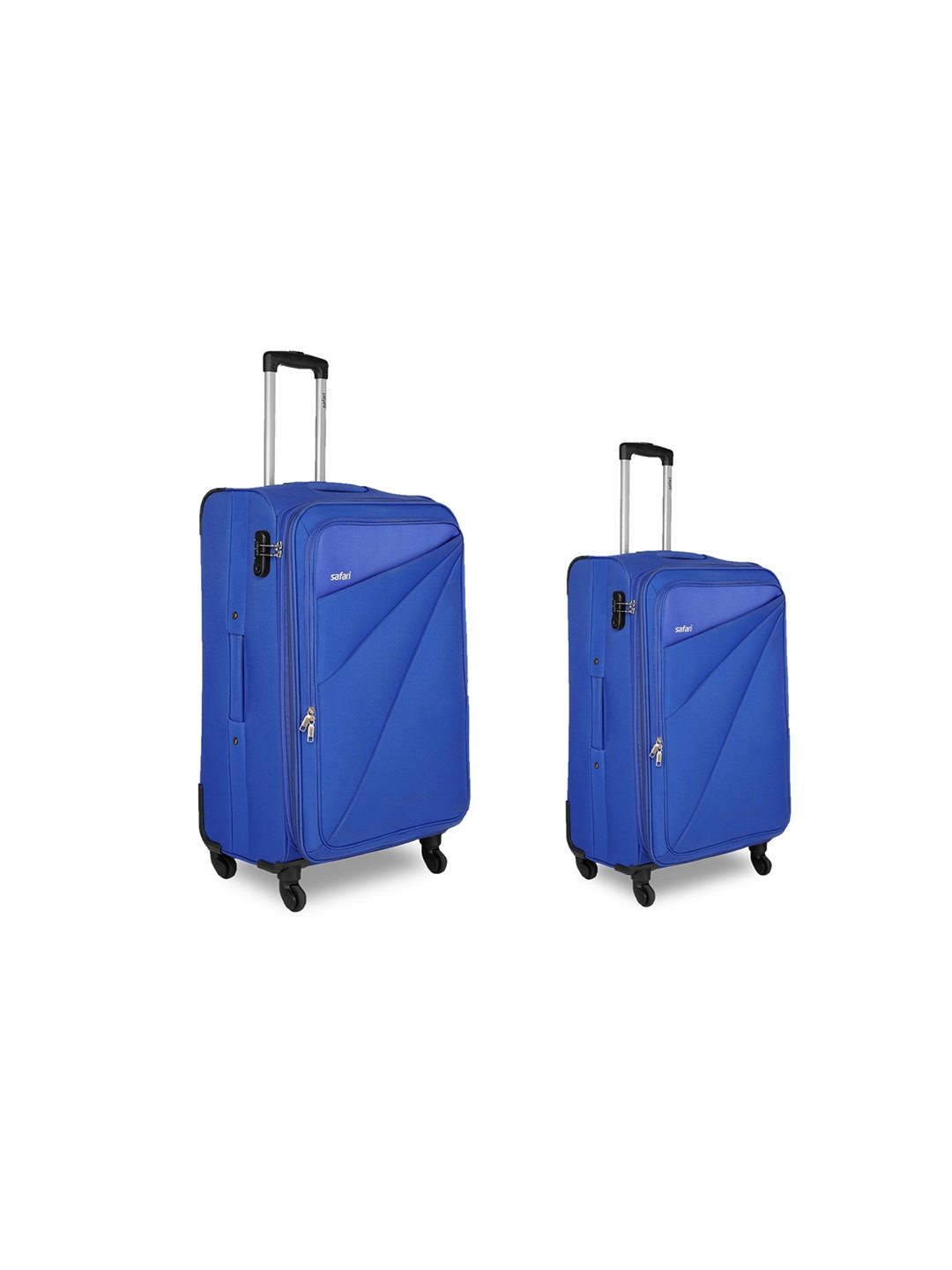 

Safari Unisex Set of 2 Blue Mimik Trolley Bags in Cabin & Medium Size