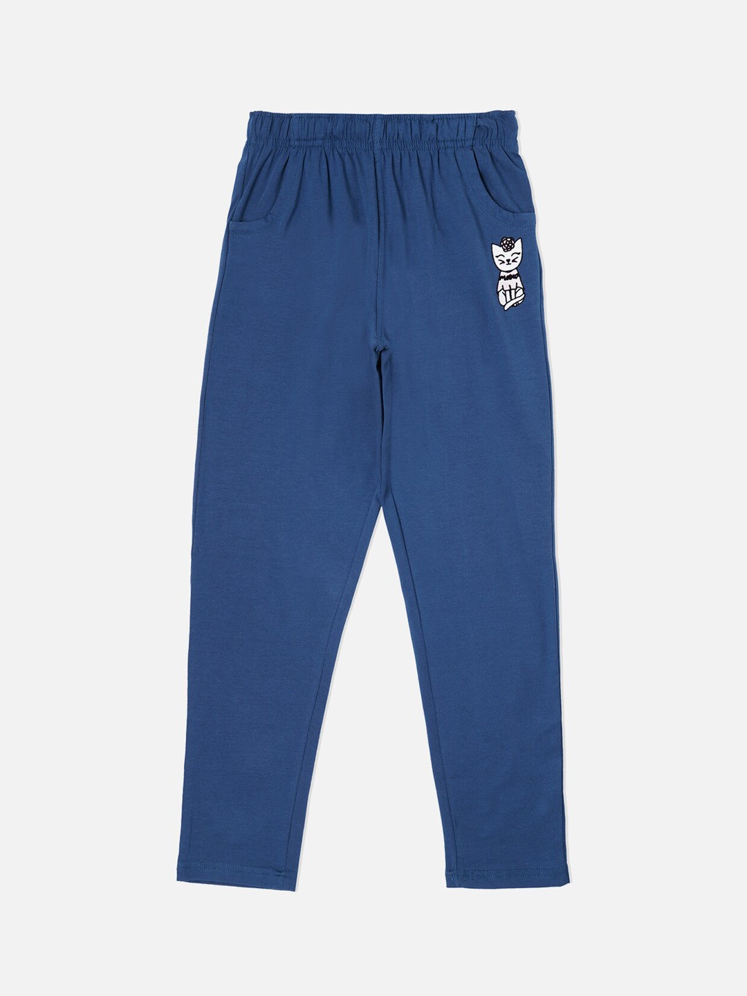 

Sweet Dreams Girls Blue Cotton Lounge Pants