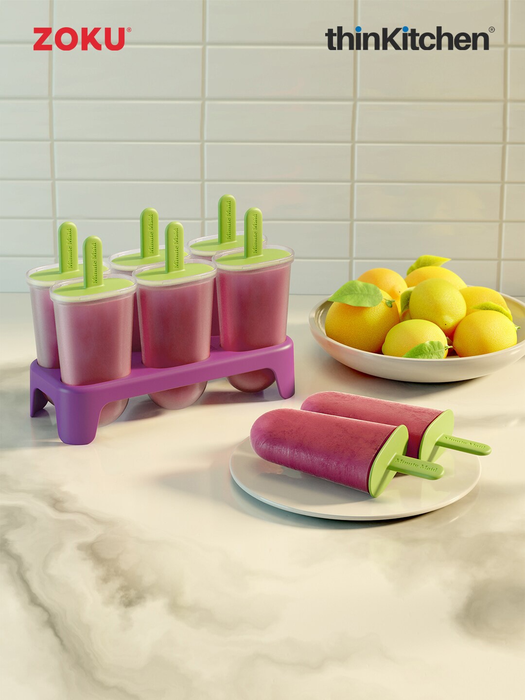 

ZOKU Minute Maid Purple Ice Pop Mold