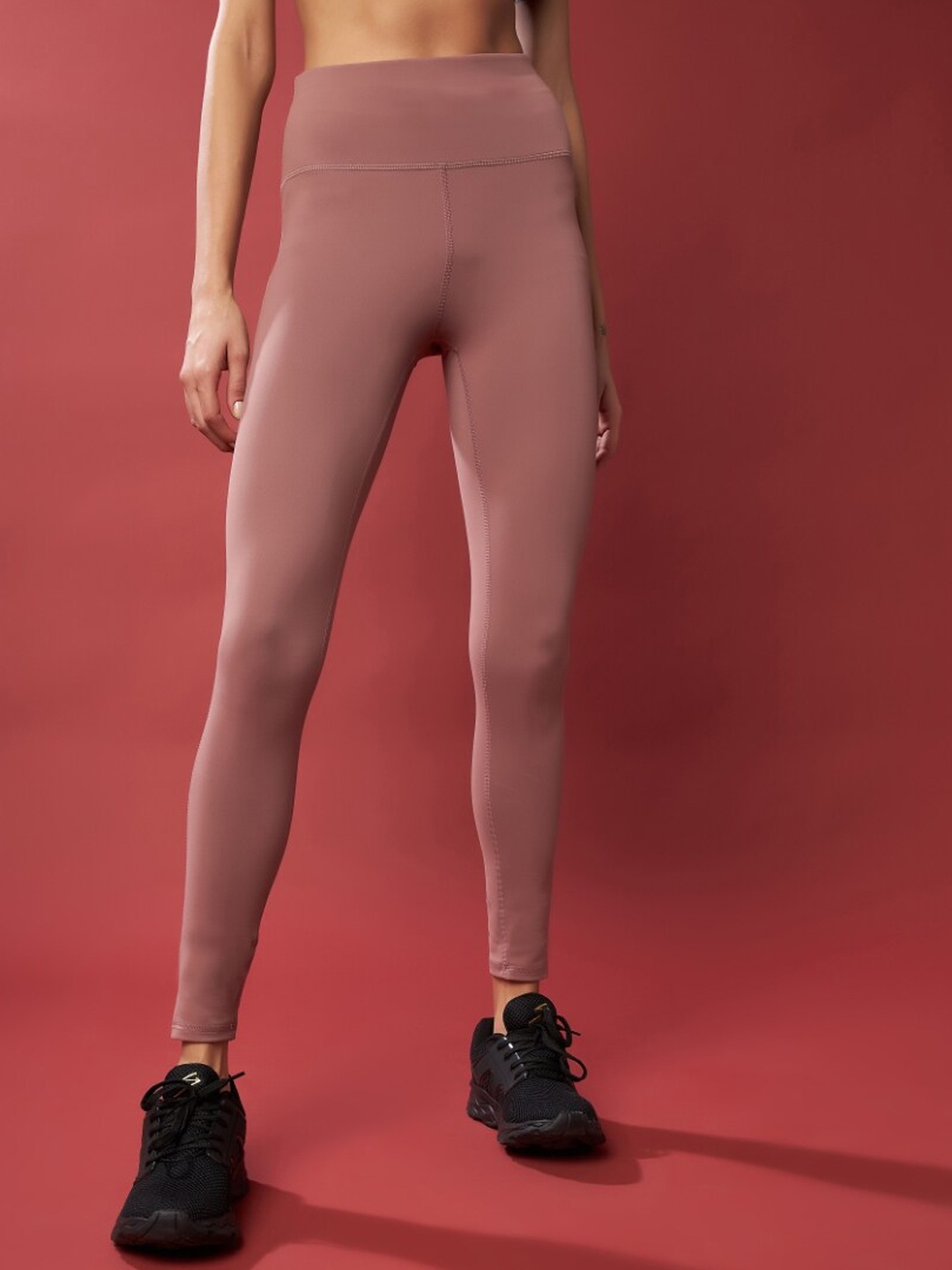 

UNPAR Women Moisture Wicking Training Or Gym Tights, Pink