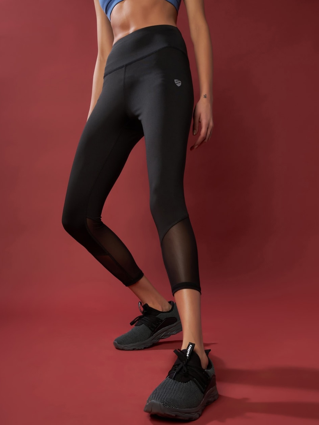 

UNPAR Women Moisture-Wicking Sports Tights, Black