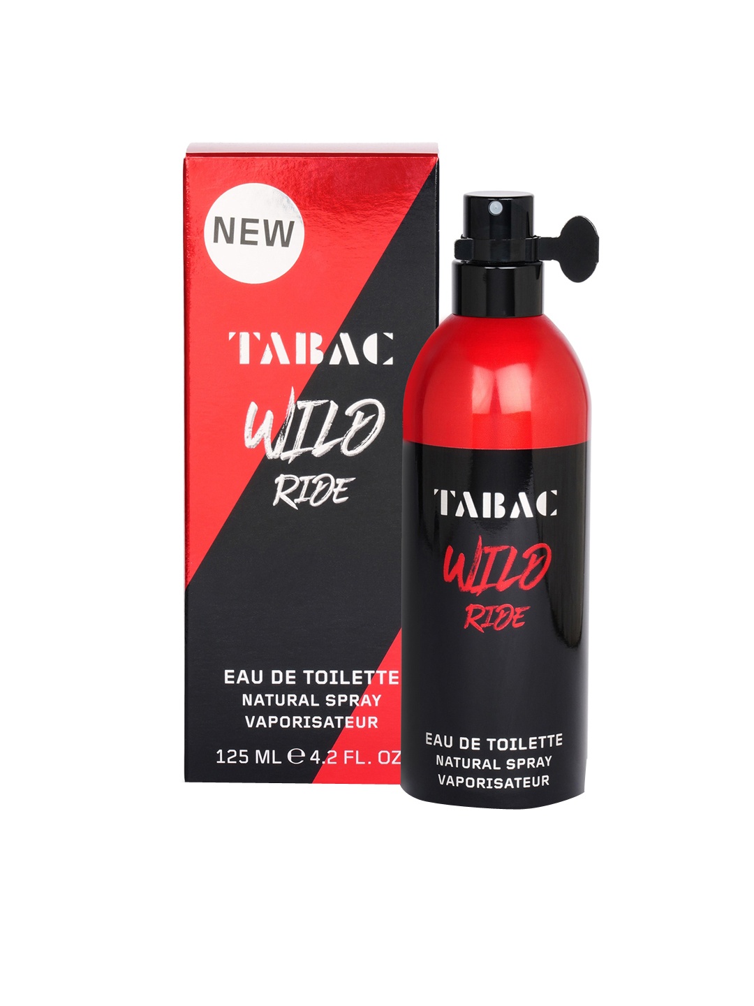 

Tabac Men Wild Ride Eau de Toilette Natural Spray - 125 ml, Black
