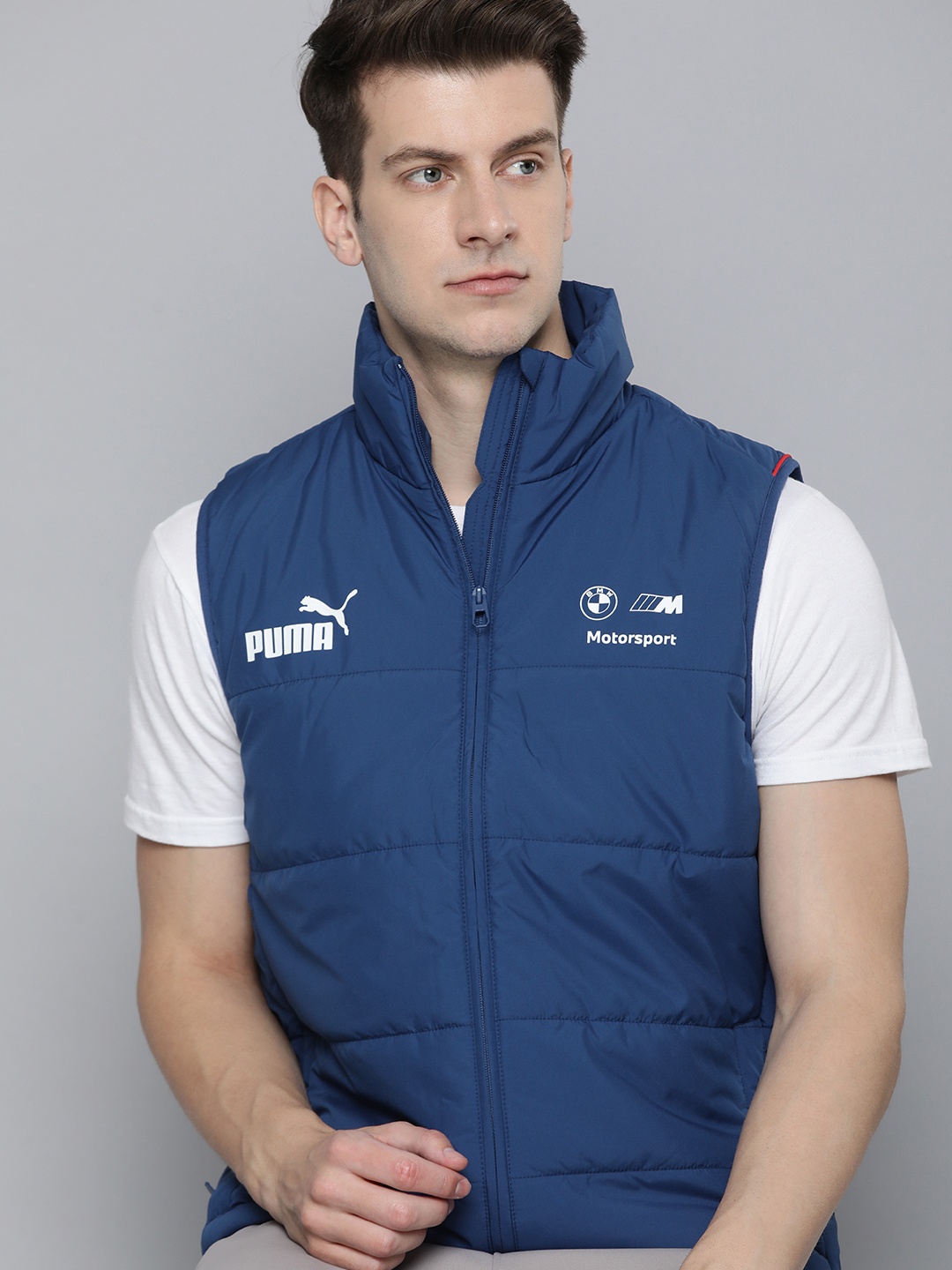 

PUMA Motorsport Brand Logo BMW M Motorsport rainCELL Padded Jacket, Blue