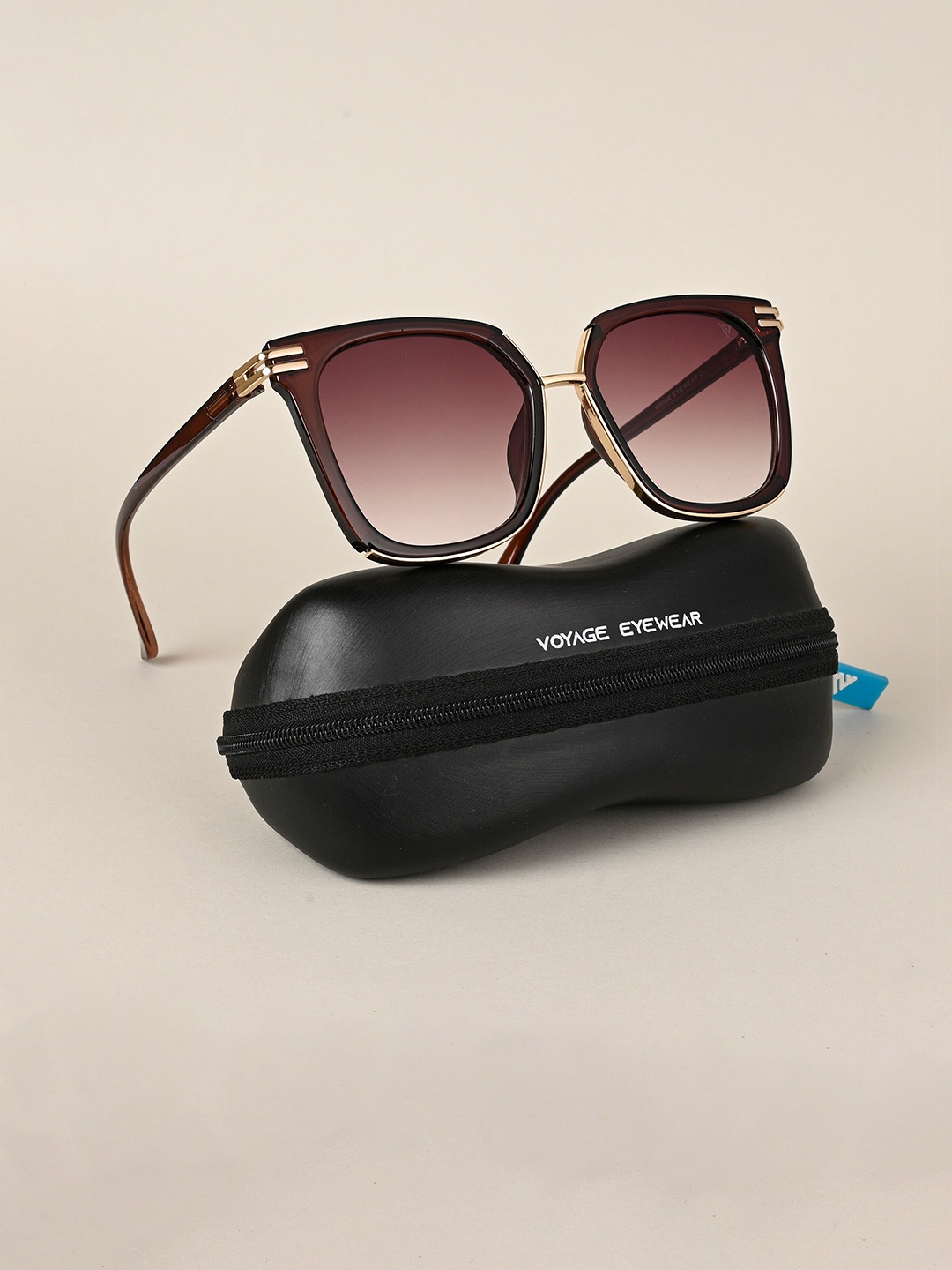 

Voyage Women Lens & Square Sunglasses With UV Protected Lens, Brown