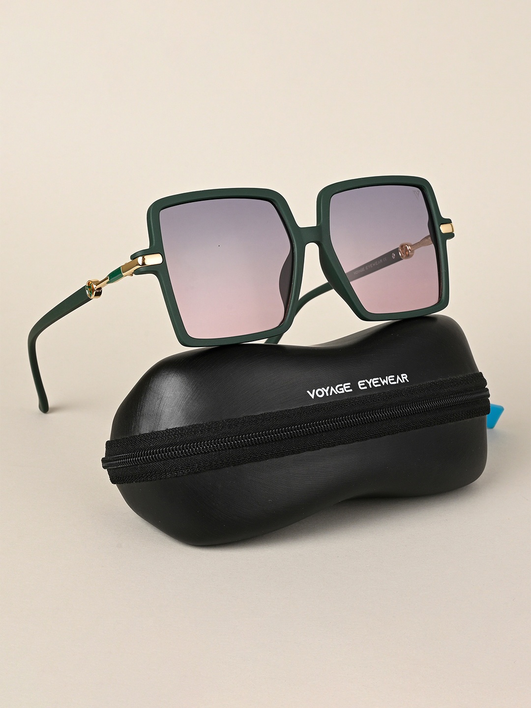 

Voyage Women Square Sunglasses With Polarised And UV Protected Lens, Grey