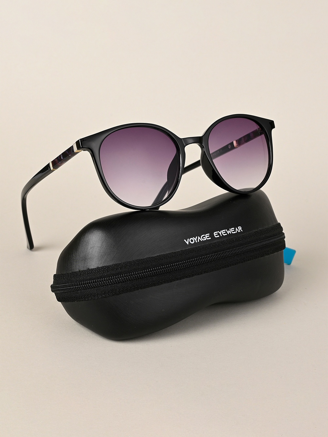 

Voyage Women Round Sunglasses with UV Protected Lens, Purple