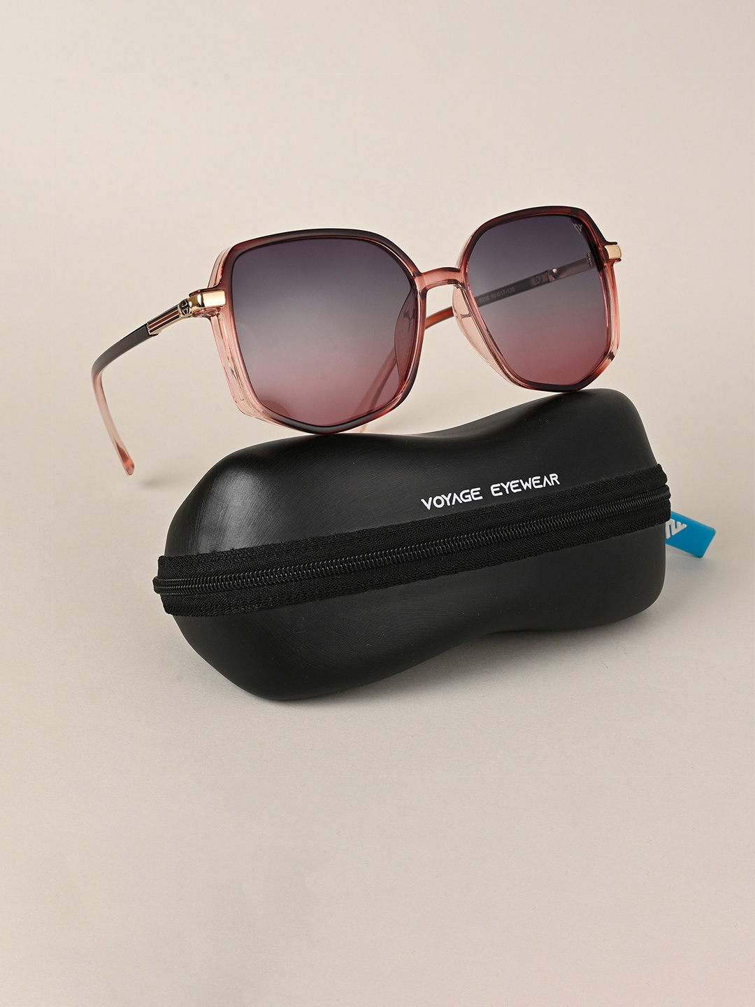 

Voyage Women Lens & Square Sunglasses With Polarised & UV Protected Lens, Grey