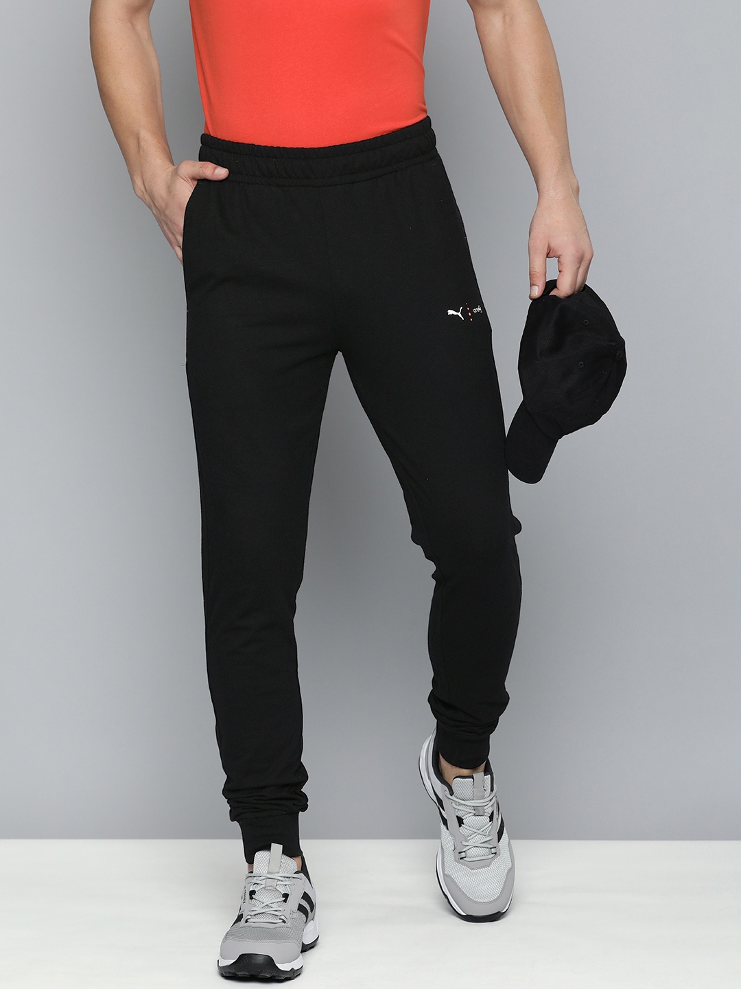 

PUMA x one8 Men Graphic CH Printed Slim Fit Sports Joggers, Black