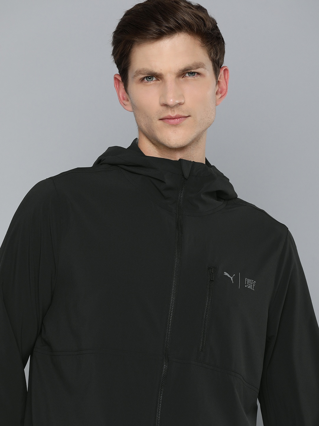 

Puma x FIRST MILE dryCELL Running Sporty Jacket, Black