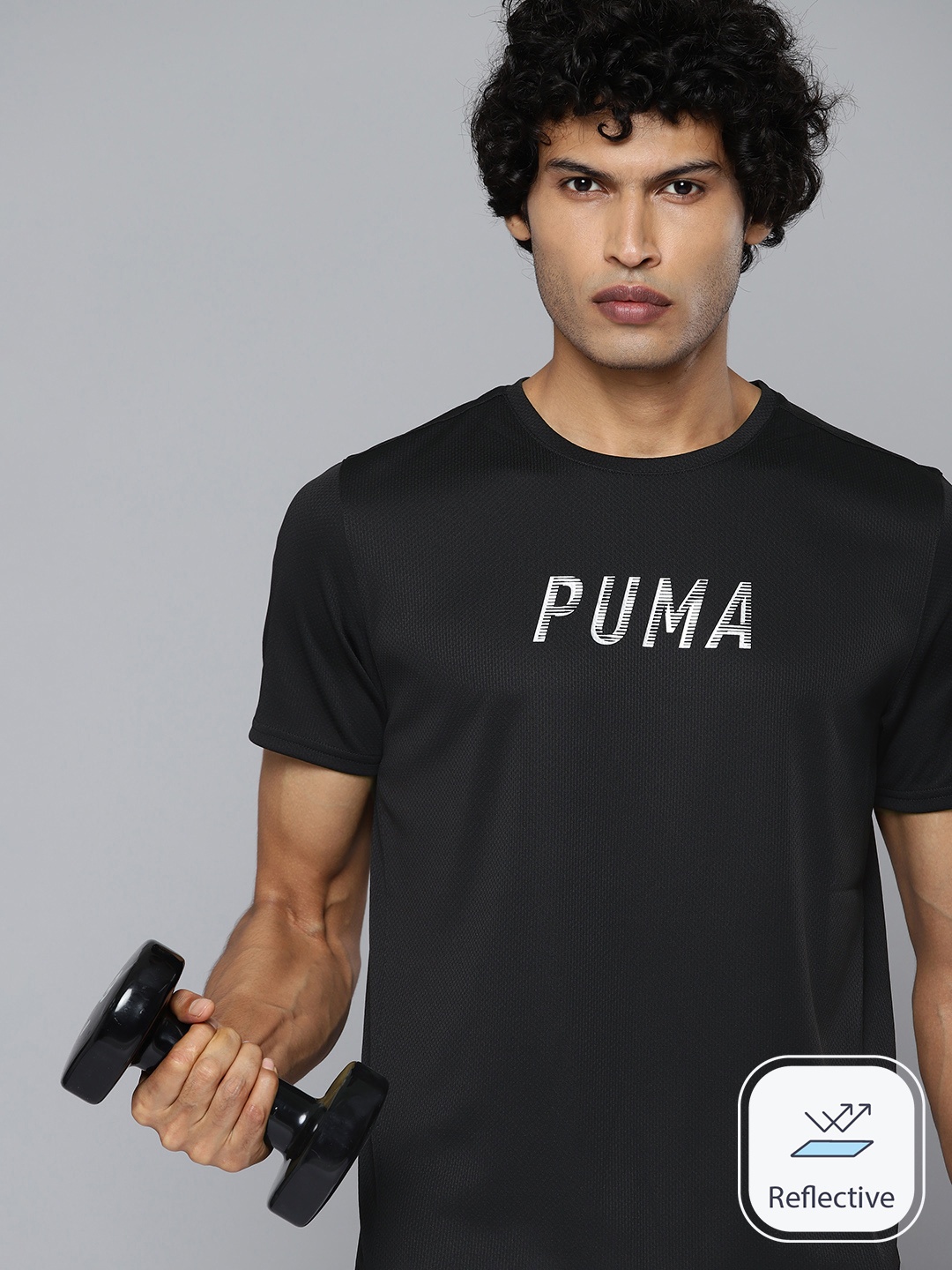 

Puma Concept Hyperwave Logo Print Training T-shirt, Black