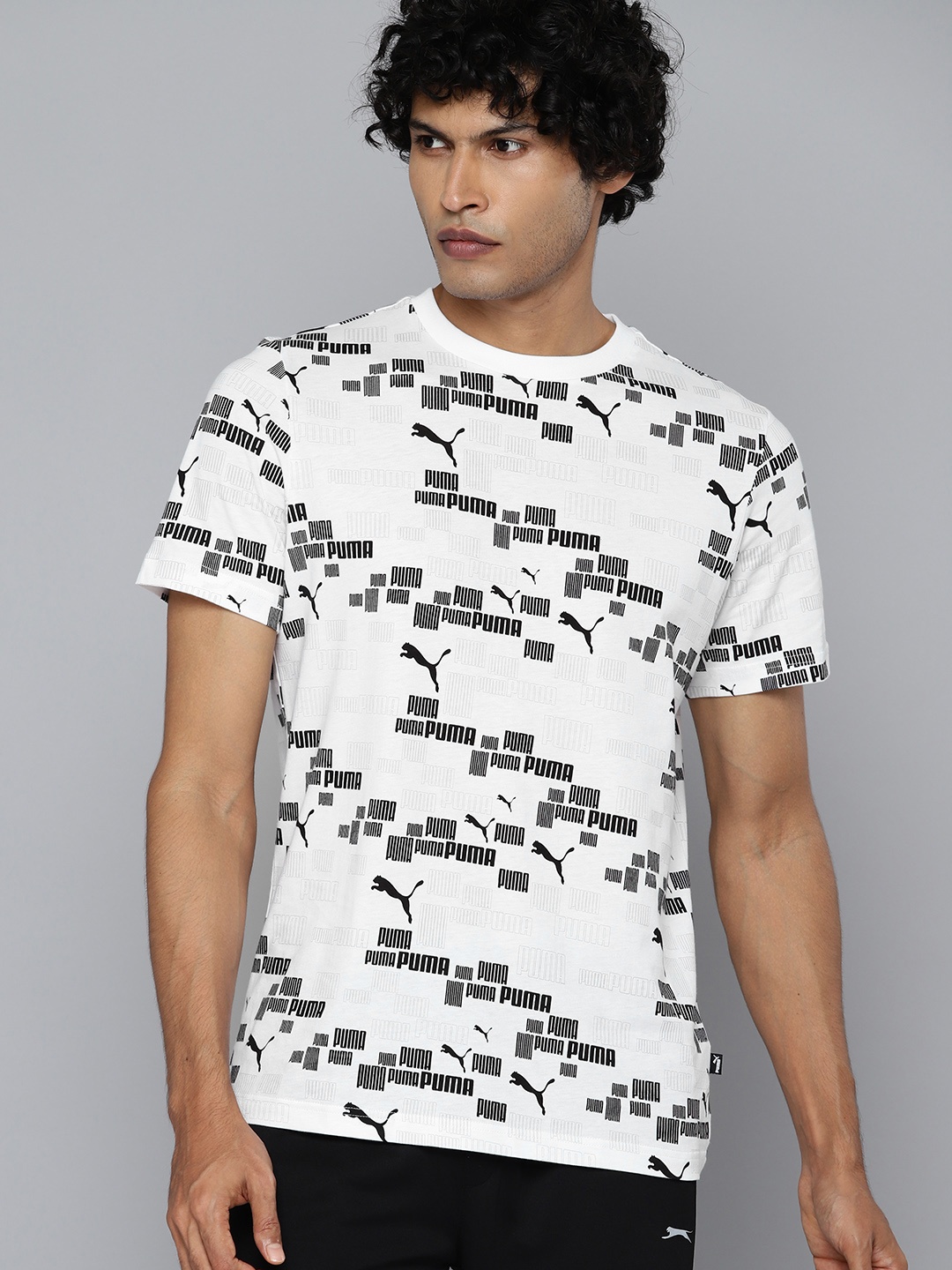 

Puma ESS Logo Printed T-shirt, White