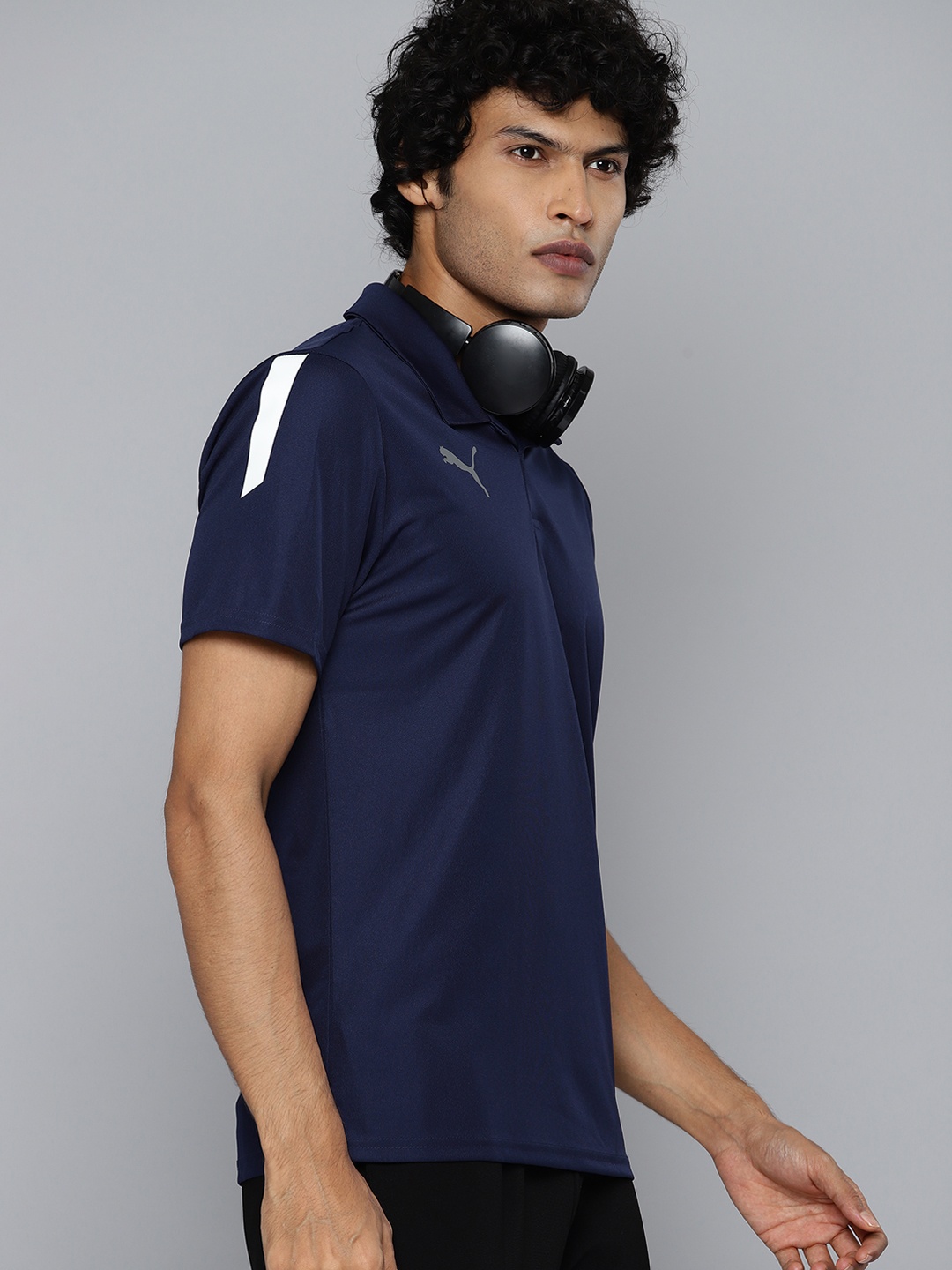 

Puma teamLIGA Sideline Football Polo Shirt, Navy blue