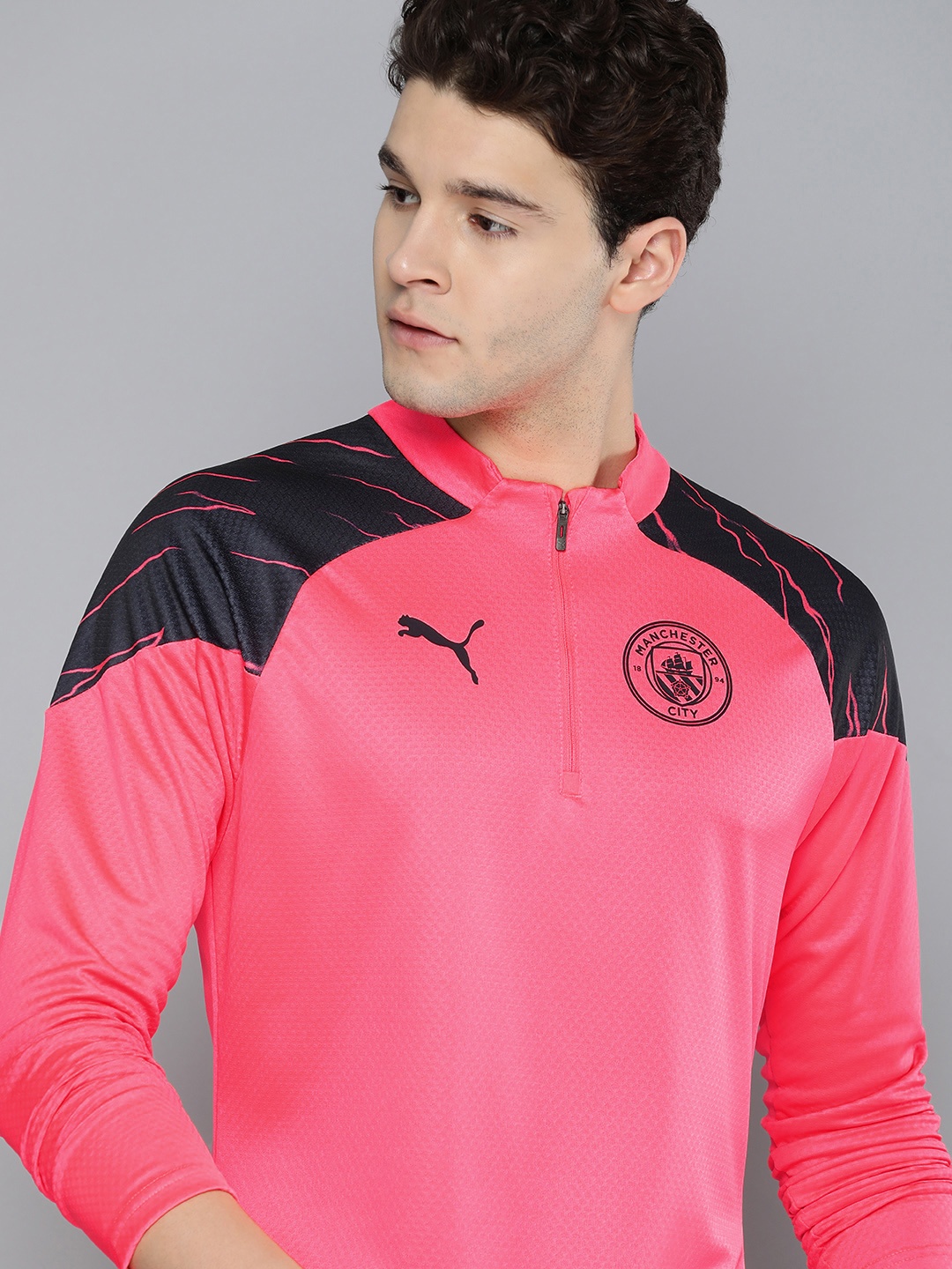 

Puma dryCell Manchester City Soccer Slim Fit T-shirt, Pink