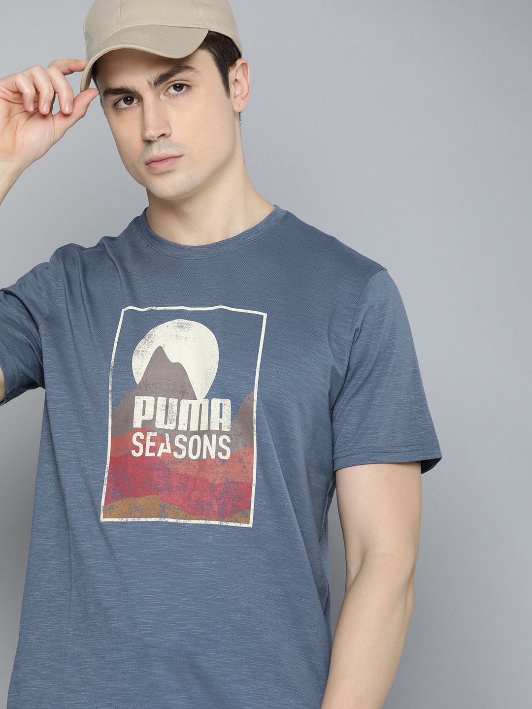 

Puma Graphic Trail dryCell Training T-shirt, Blue