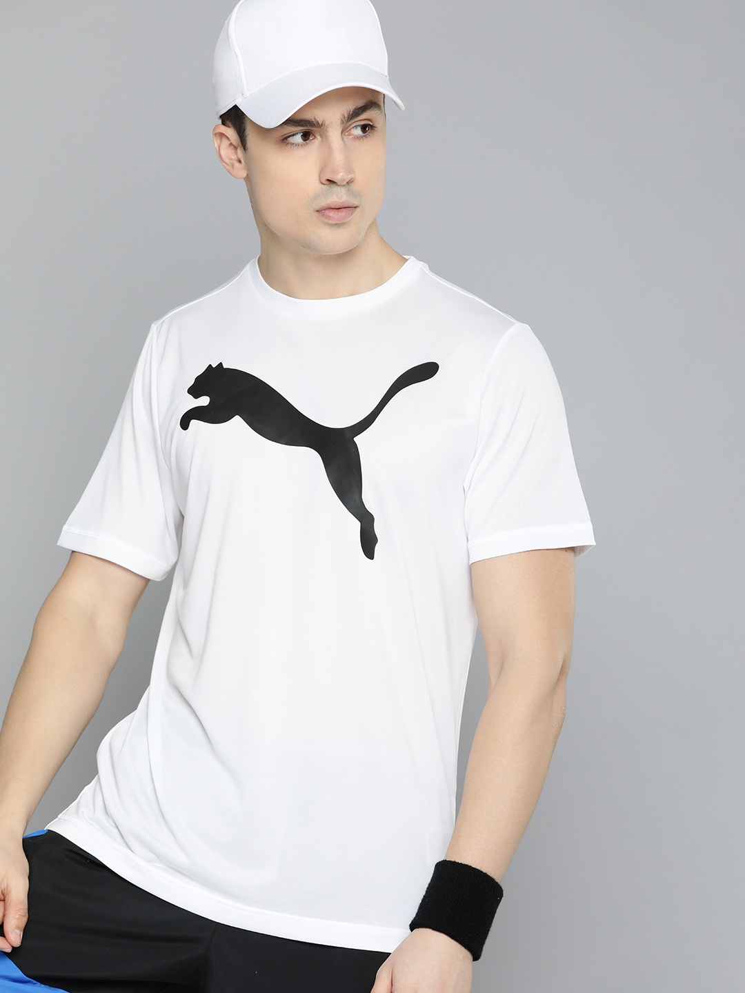 

Puma dryCELL Brand Logo Printed Outdoor T-shirt, White