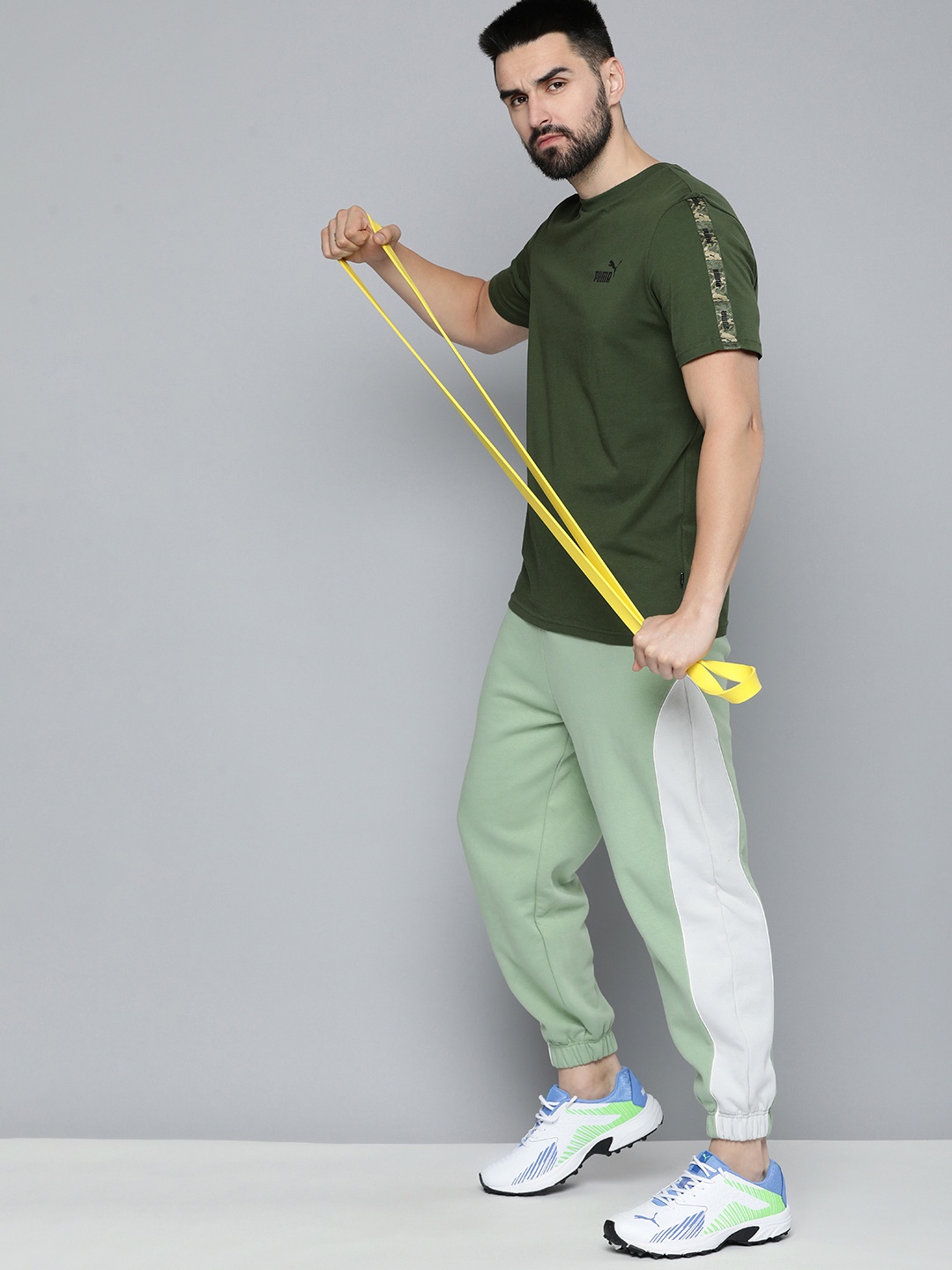 

Puma Ess Tape Camo T-shirt, Green