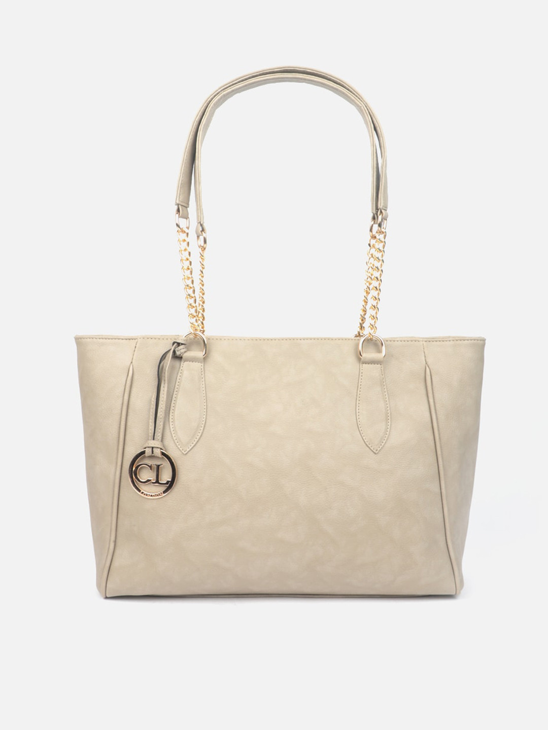 

Carlton London Structured Shoulder Bag, Beige