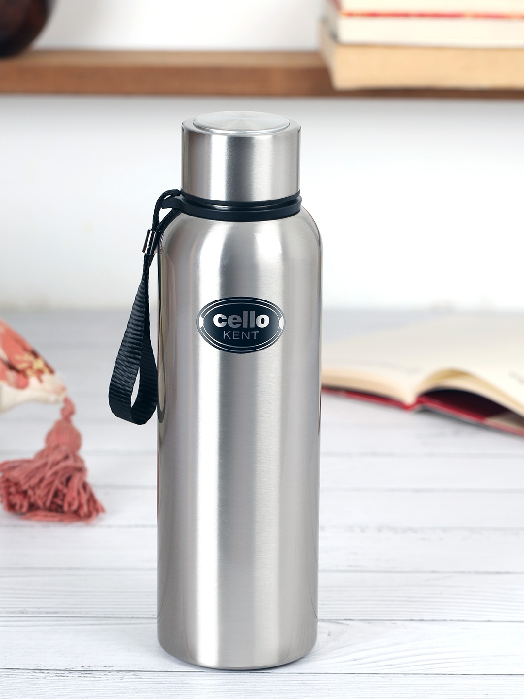 

Cello Kent Silver Toned Double Walled Stainless Steel Flask 750 ml