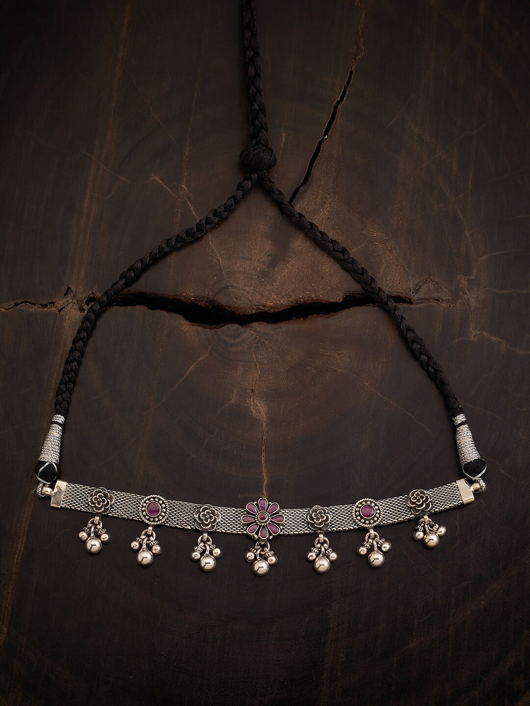 

Kushal's Fashion Jewellery 92.5 Pure Silver Necklace