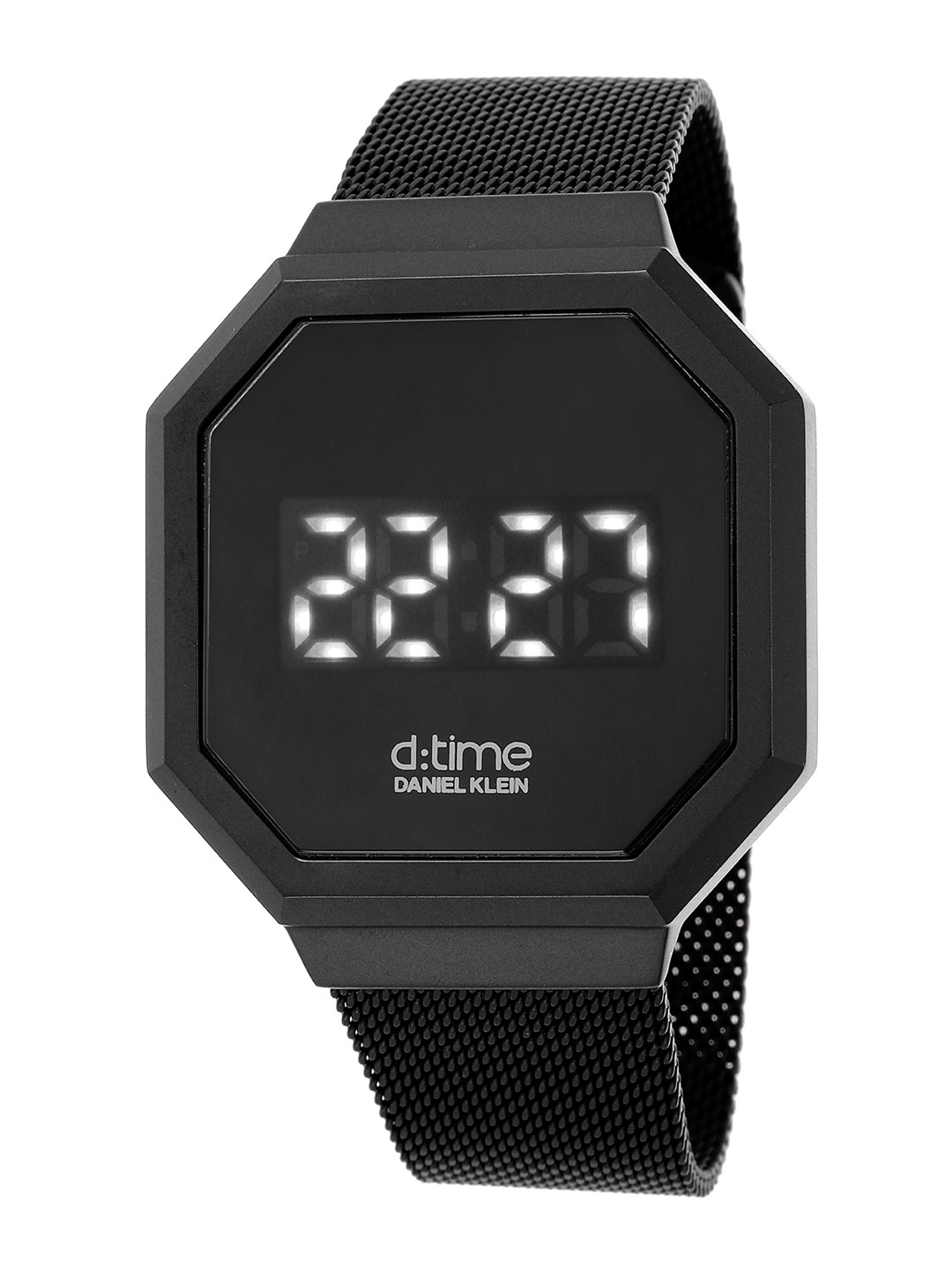 

Daniel Klein Stainless Steel Bracelet Style Straps Digital Automatic Watch DK.1.12399-1, Black