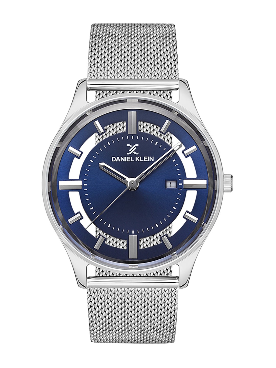 

Daniel Klein Men Round Analogue Watch DK.1.12879-3, Blue