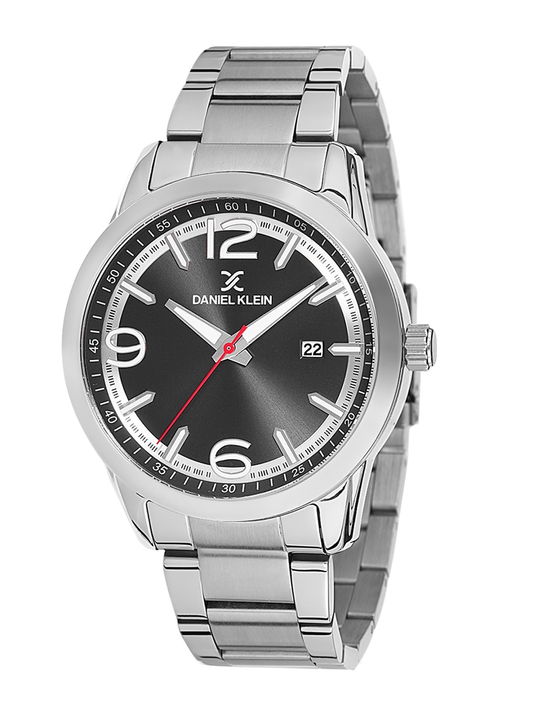 

Daniel Klein Men Stainless Steel Bracelet Style Straps Analogue Watch DK12141-3, Black