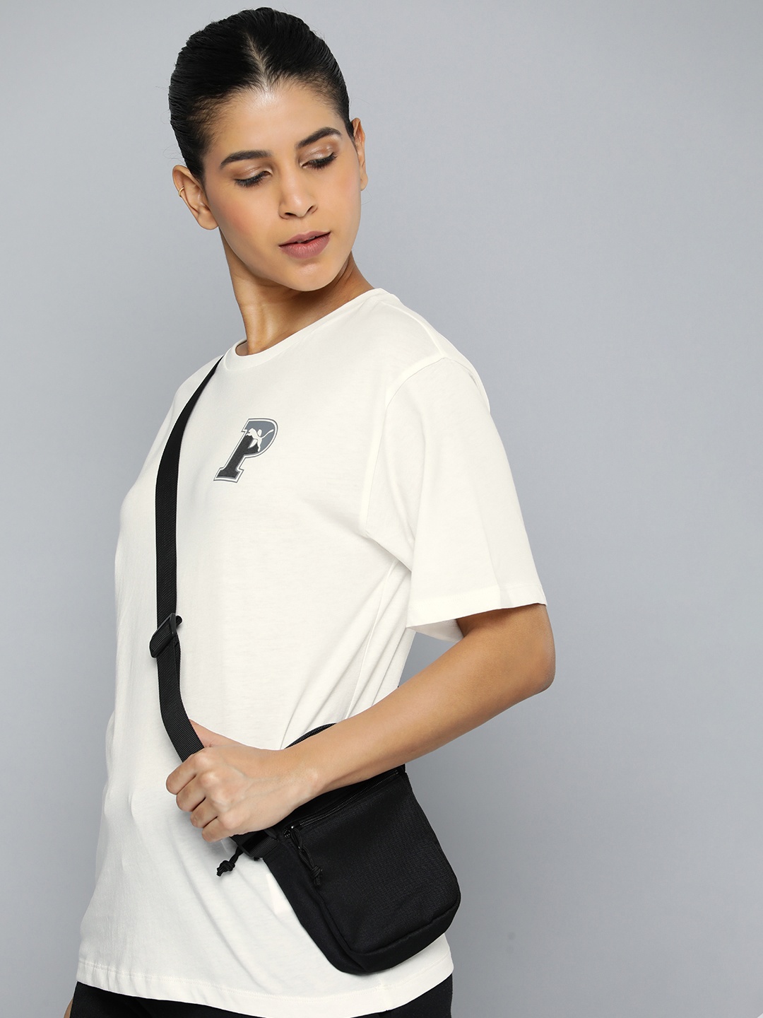 

Puma PUMA SQUAD Relaxed Fit Pure Cotton T-shirt, White