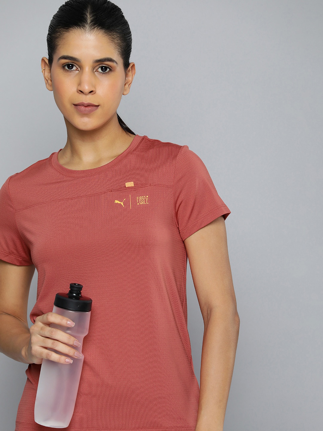 

Puma x First Mile Dry Cell Running T-shirt, Rust