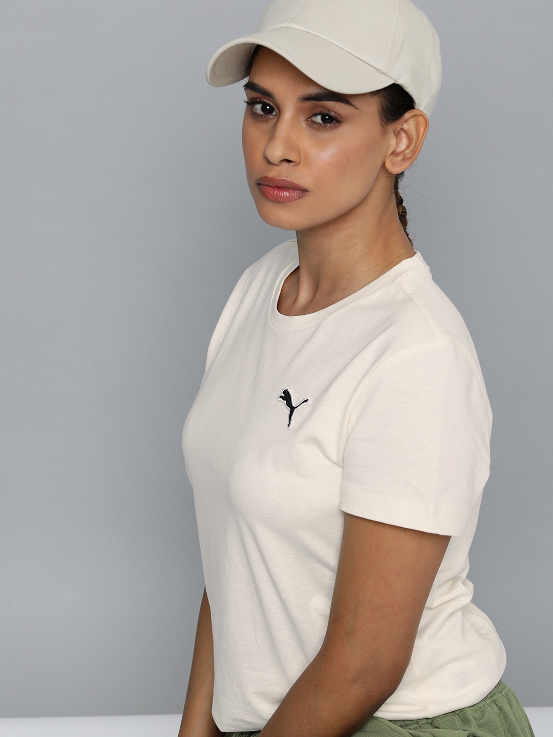 

Puma Better Essentials Pure Cotton T-shirt, Cream