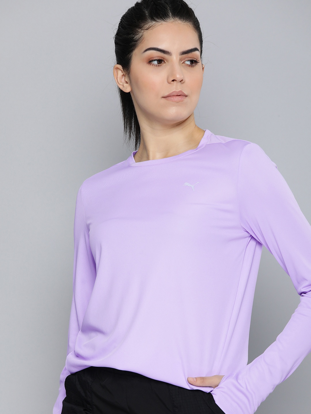 

Puma Solid dryCELL Slim Fit Favorite Running T-shirt, Lavender