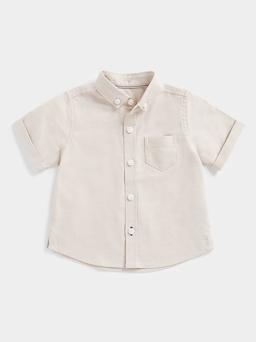 

mothercare Boys Casual Pure Cotton Shirt, Beige